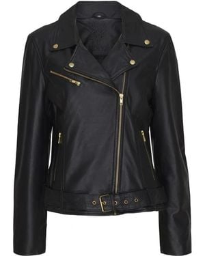 Notyz Biker Jacke - Schwarz