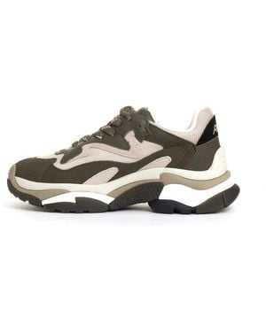 Ash Chunky Trainers With Military - Brown