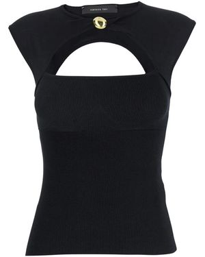 FEDERICA TOSI Sleeveless Tops - Black