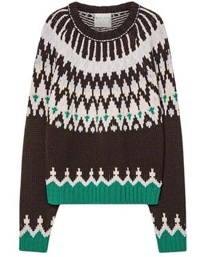 forte_forte Round-Neck Knitwear - Negro