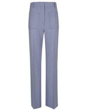 Victoria Beckham Straight Pants - Blue