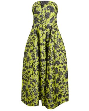 Philosophy Di Lorenzo Serafini Langes Ärmelloses Kleid - Grün