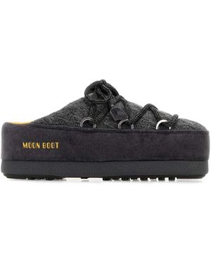 Moon Boot Evx Knit Mules - Schwarz