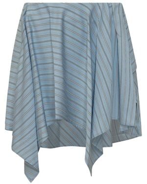 IRO Utalia Asymmetrische Rok - Blauw
