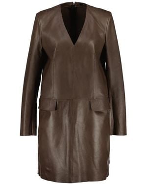 Riani Biker-Lederjacke Aus Lamm Nappa - Braun