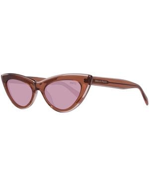 PUCCI Occhiali da sole marroni cat eye lenti gradienti - Viola