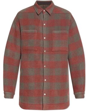 Rick Owens Casual Shirts - Rosso