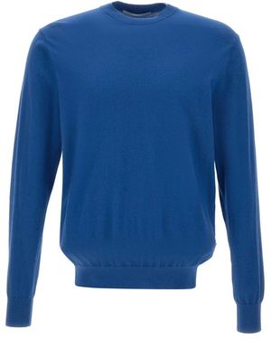 People Of Shibuya Round-Neck Knitwear - Blue
