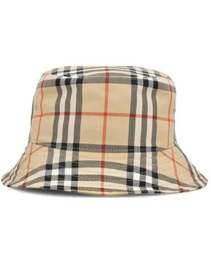 Burberry Cotton Fisherman Hat - Naturel