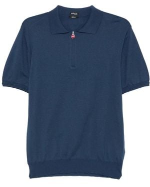 Kiton Polo Shirts - Blu