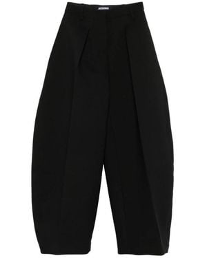 Jacquemus Wide Trousers - Zwart