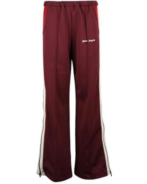 Palm Angels Broeken ,Rood ,Polyester Tuta