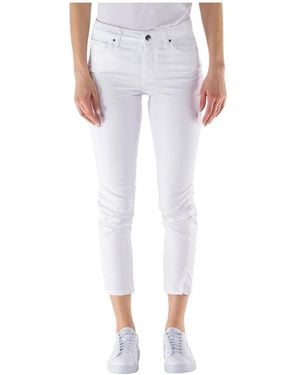 ARMANI EXCHANGE Cropped Jeans - White