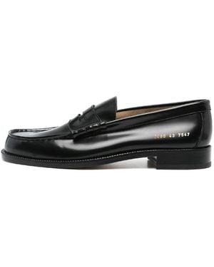 Common Projects Schwarzer Loafer 2490-7547