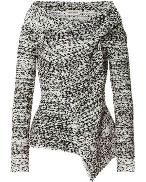 Alberta Ferretti Round-Neck Knitwear - Gray