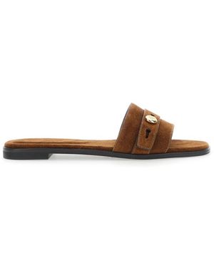 Tory Burch Sliders - Brown