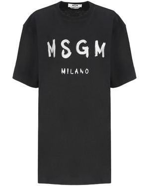 MSGM Short Dresses - Nero