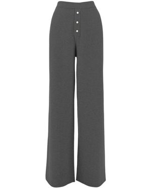 Guest In Residence Wide Trousers - Grey