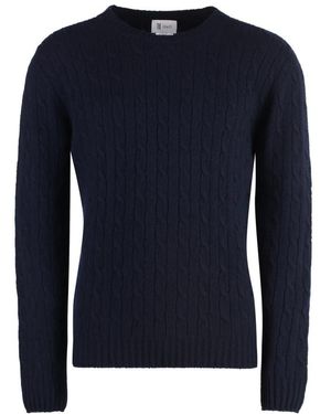 THE (Alphabet) Cashmere Knitwear - Blue