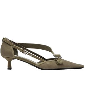 Prada Schoenen ,Groen ,Canvas Pumps