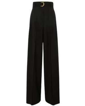 Max Mara Wide Broeken - Zwart