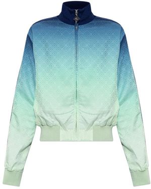 CASABLANCA Jassen ,Blauw ,Polyester Monogram Bomberjack