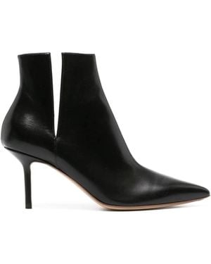 Francesco Russo Tacchi in pelle nera di lusso - Nero
