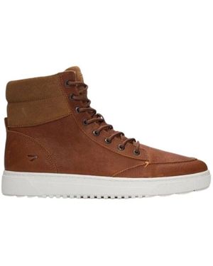 Hub Lace-Up Boots - Marron