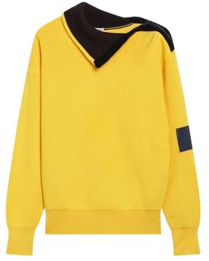 Loewe Round-Neck Knitwear - Jaune