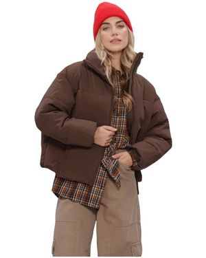 Moss Copenhagen Jassen ,Bruin ,Polyester Refron Jacket