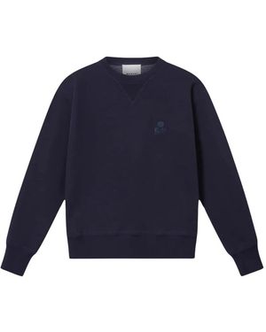 Isabel Marant Hoodies & Sweatvesten ,Blauw ,Katoen Mike Sweatshirt
