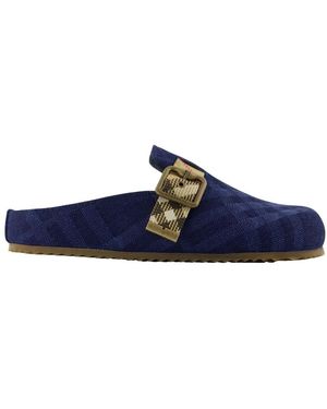 Burberry Mules - Blue