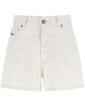 DIESEL Denim Shorts - White