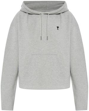 Ami Paris Hoodies - Gris