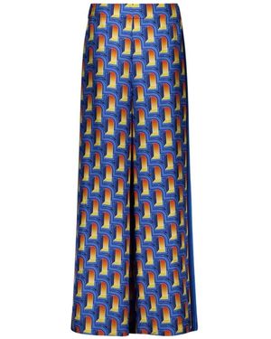 CASABLANCA Wide Trousers - Blue
