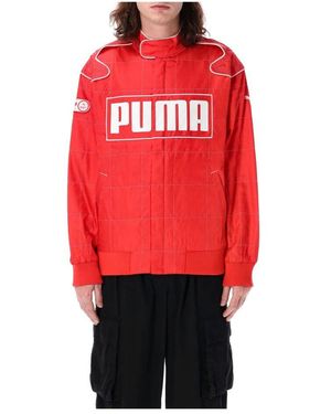 PUMA Sportliche Racer Jacke Für Männer - Rot