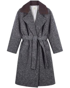 Alysi Belted Coats - Gris