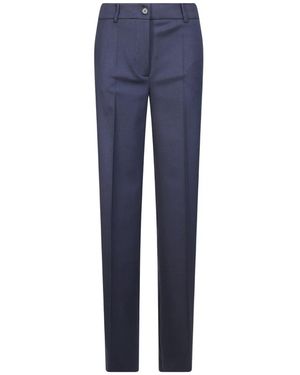 P.A.R.O.S.H. Straight Trousers - Blue