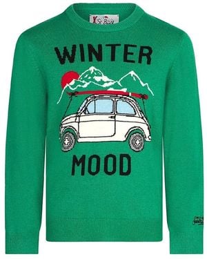 MC2 Saint Barth Round-Neck Knitwear - Vert