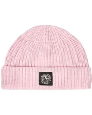 Stone Island Beanies - Roze
