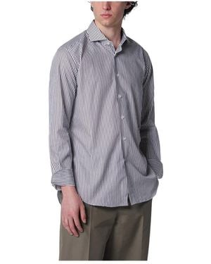 Xacus Overhemden ,Veelkleurig ,Travel Shirt - Grijs