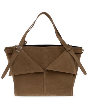 Coperni Tassen ,Bruin ,Leer Suede Belt Cabas Tas