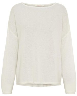 Btfcph Truien & Vesten ,Wit ,Wol Mira Pure Cashmere Pullover