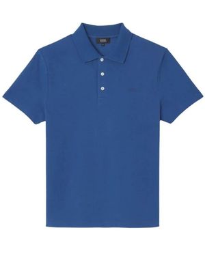 A.P.C. Tops ,Blauw ,Polo Shirts