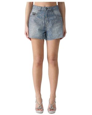 Versace Jeans Couture Denim Shorts - Blue