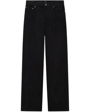 A.P.C. Straight Fit Jeans - Black
