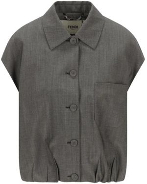 Fendi Waistcoats - Grey