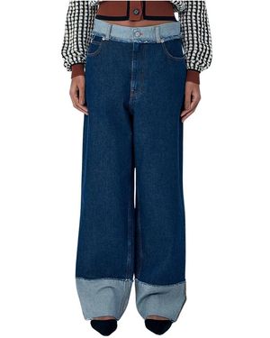 Marni Jeans ,Blauw ,Denim Denim Broek