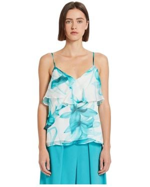 Marella Ärmelloses Top - Blau