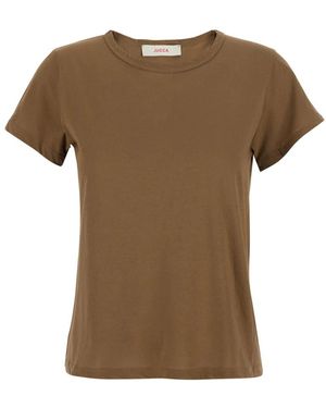 Jucca Tops ,Bruin ,Round Neck Tee